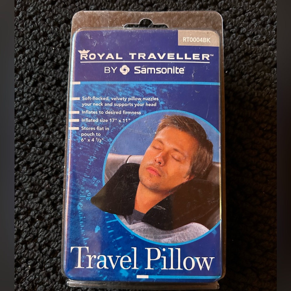 Samsonite Royal Traveller Blue Travel Pillow